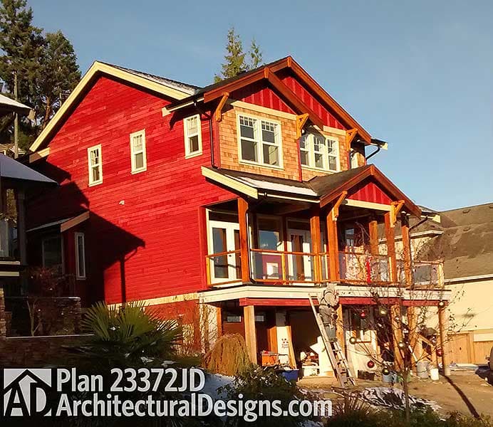 build gallery item - House Plan 23372JD comes to life in British Columbia