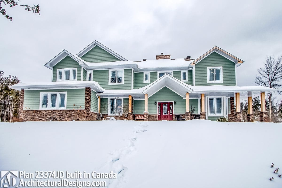 build gallery item - House Plan 23374JD Comes to Life in Canada