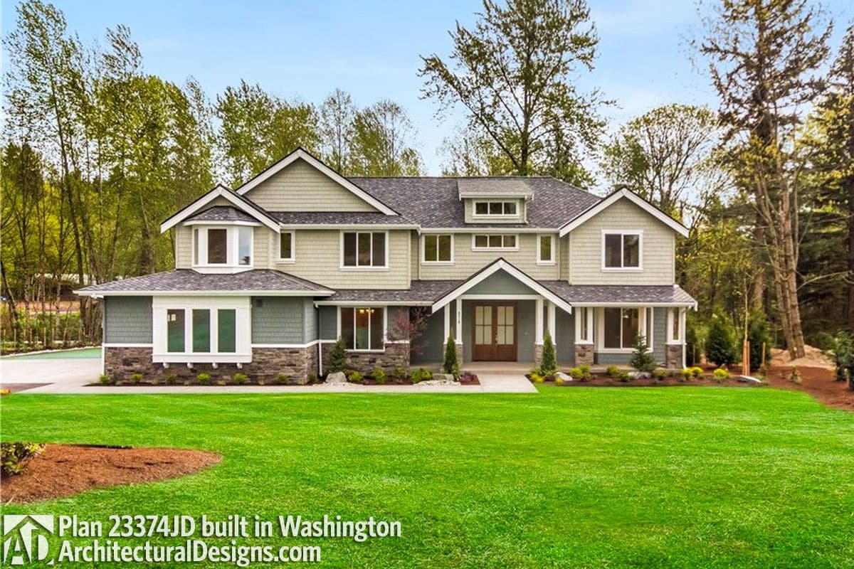 build gallery item - House Plan 23374JD Comes to Life in Canada