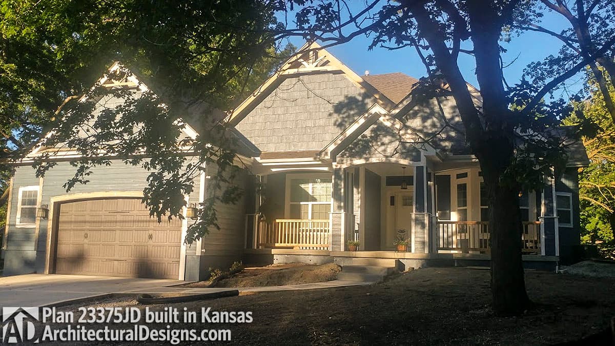 build gallery item - House Plan 23375JD comes to life in Michigan!