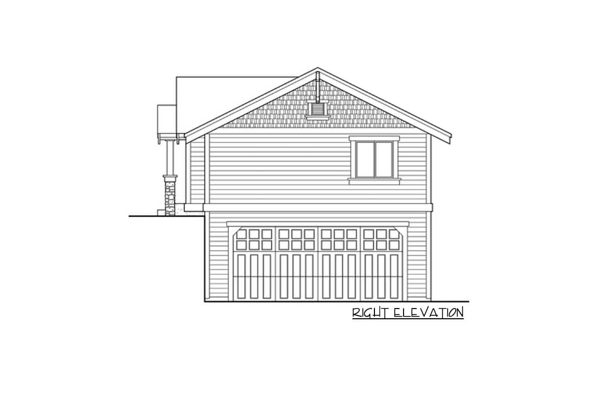 Plan 23379JD: Simple Living House Plan with Drive-Under  - Image #5 - Cottage, Country, Craftsman, Northwest
