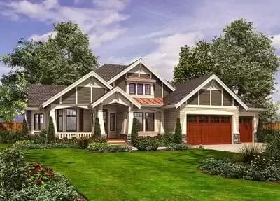 Rambler with 3 Car Garage - 2580 Sq Ft