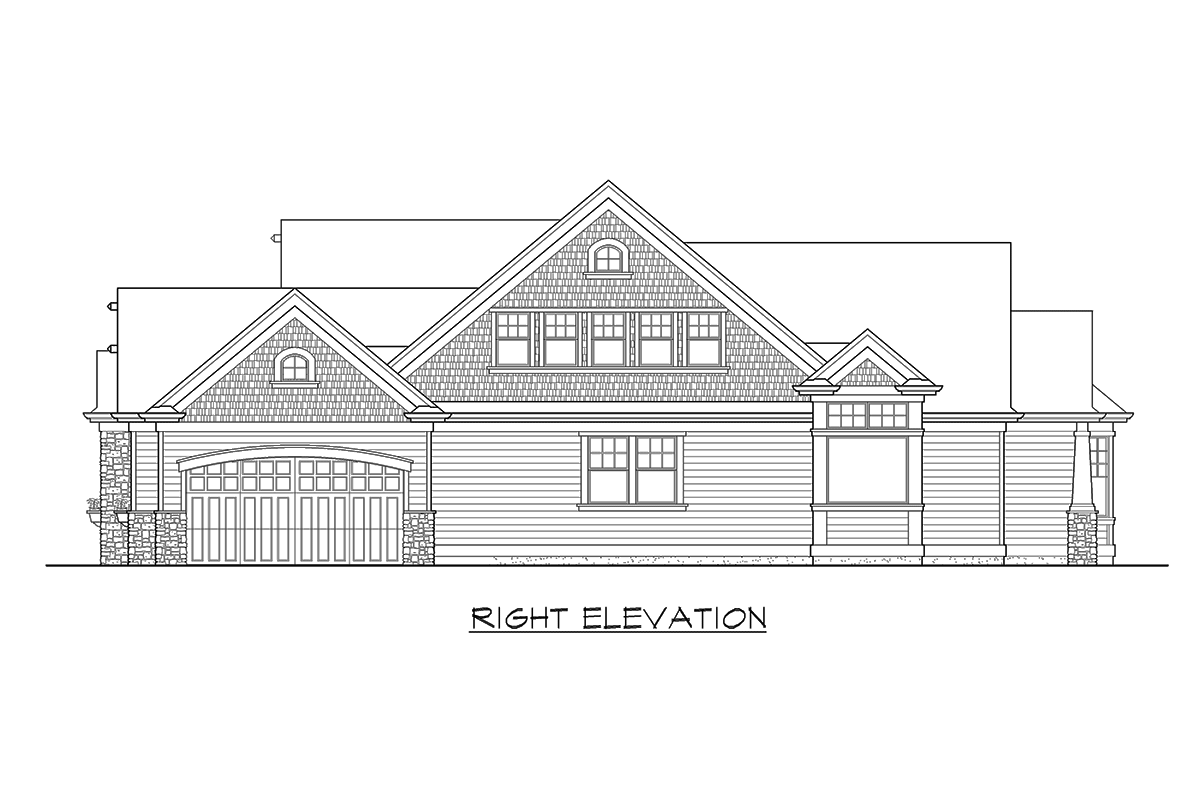 Plan 23384JD: Rambler in Multiple Versions - Image #8 - Bungalow, Craftsman, Northwest