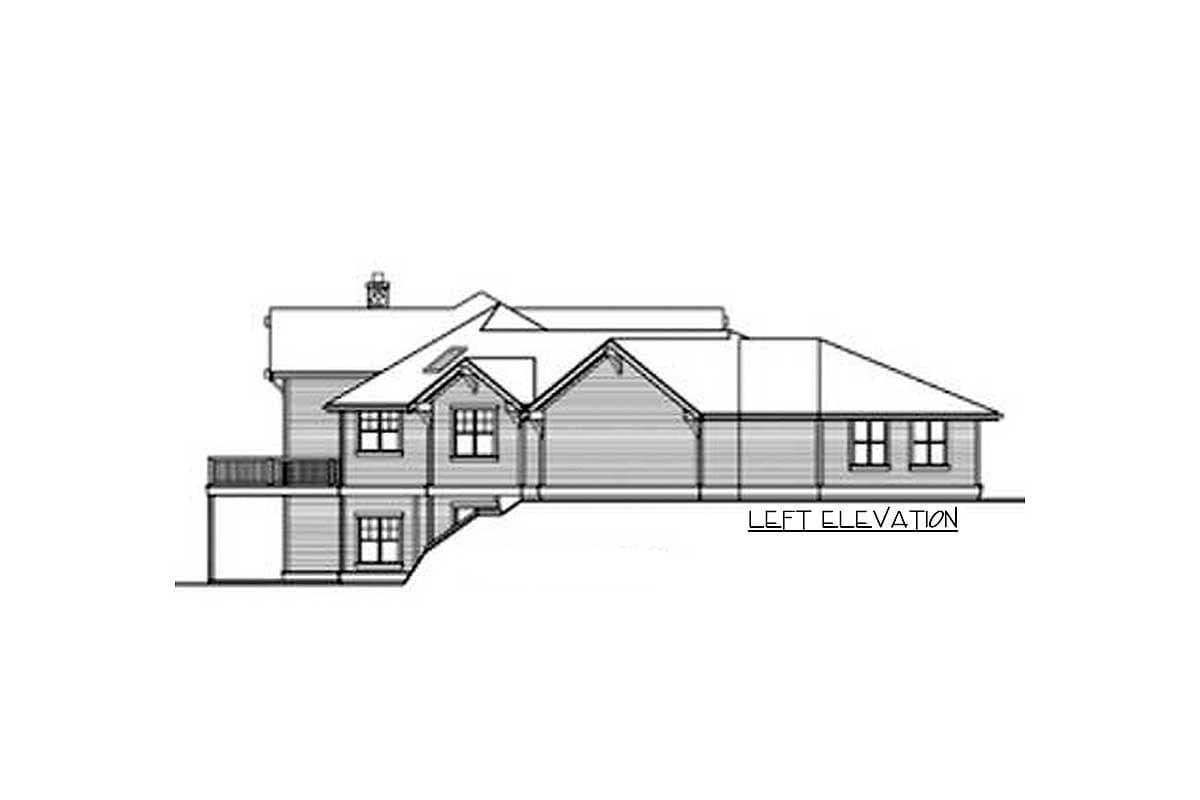 Plan 23387JD: For the W-I-D-E Lot - Image #4 - Craftsman, Northwest, Ranch