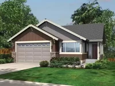 Narrow Lot Home Plan with Lower Level