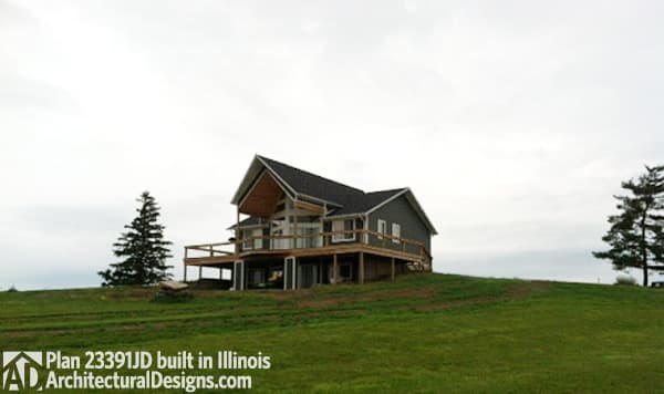 build gallery item - House Plan 23391JD comes to life in Illinois
