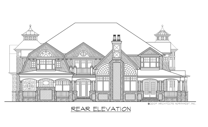 Plan 23394JD: Luxurious Shingle-Style Home Plan - Image #4 - Coastal, Craftsman, Shingle