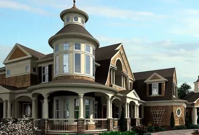 Luxurious Shingle-Style Home Plan