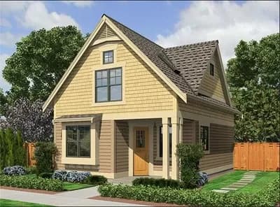 Narrow Lot Cottage with Options