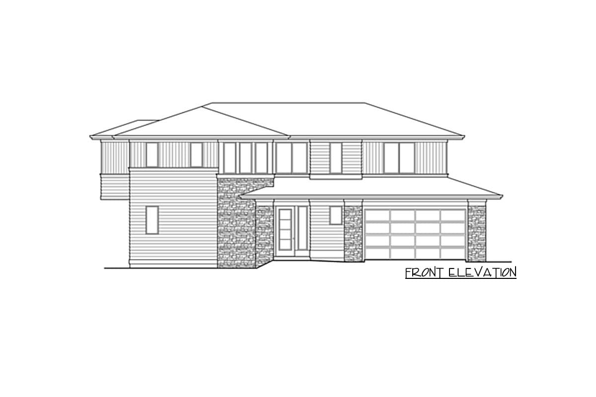 Plan 23399JD: Open-Rail Study Loft - Image #8 - Northwest, Prairie