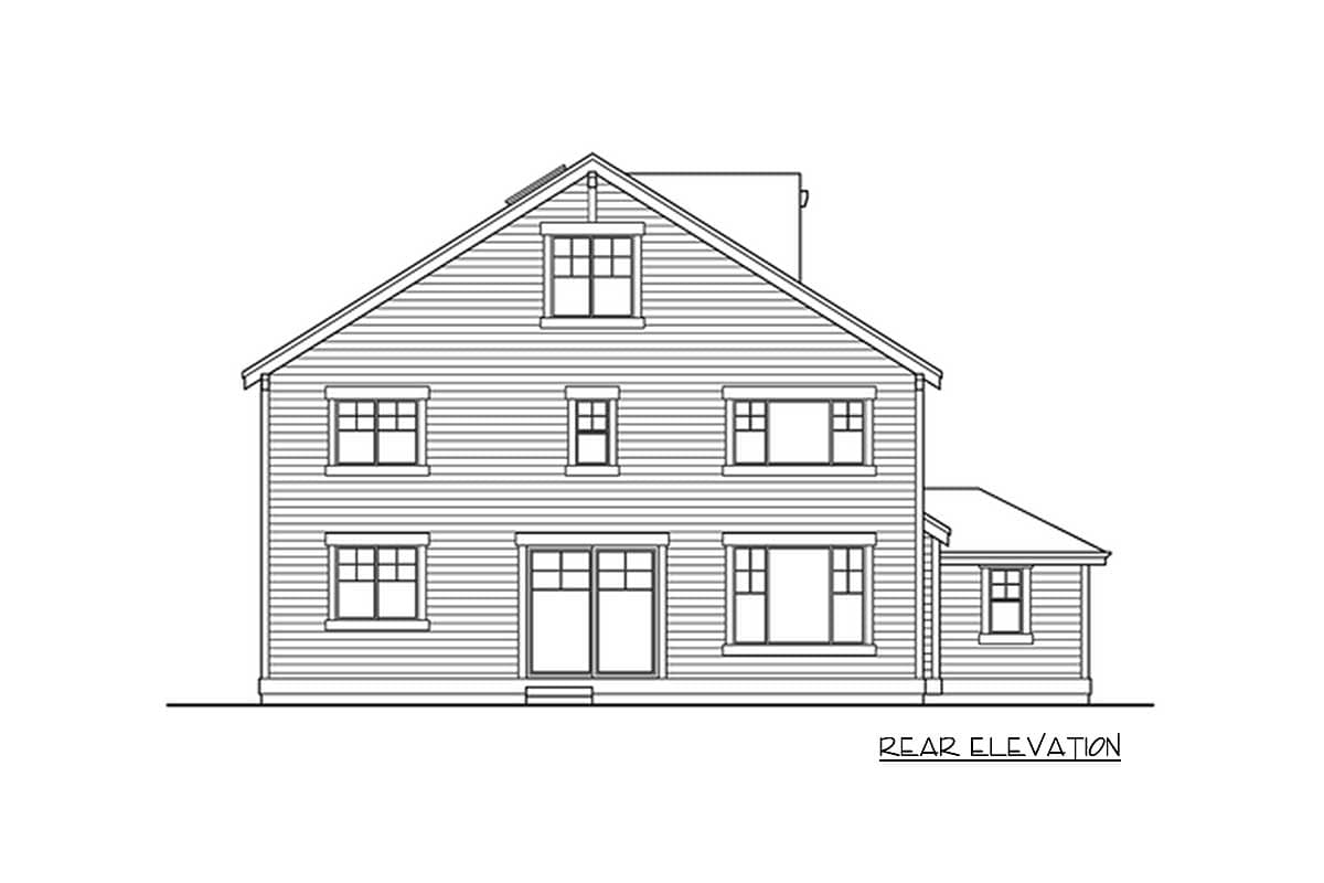 Plan 23401JD: 3-Story Craftsman Home Plan with a 3-Car Garage - Image #5 - Craftsman, Northwest