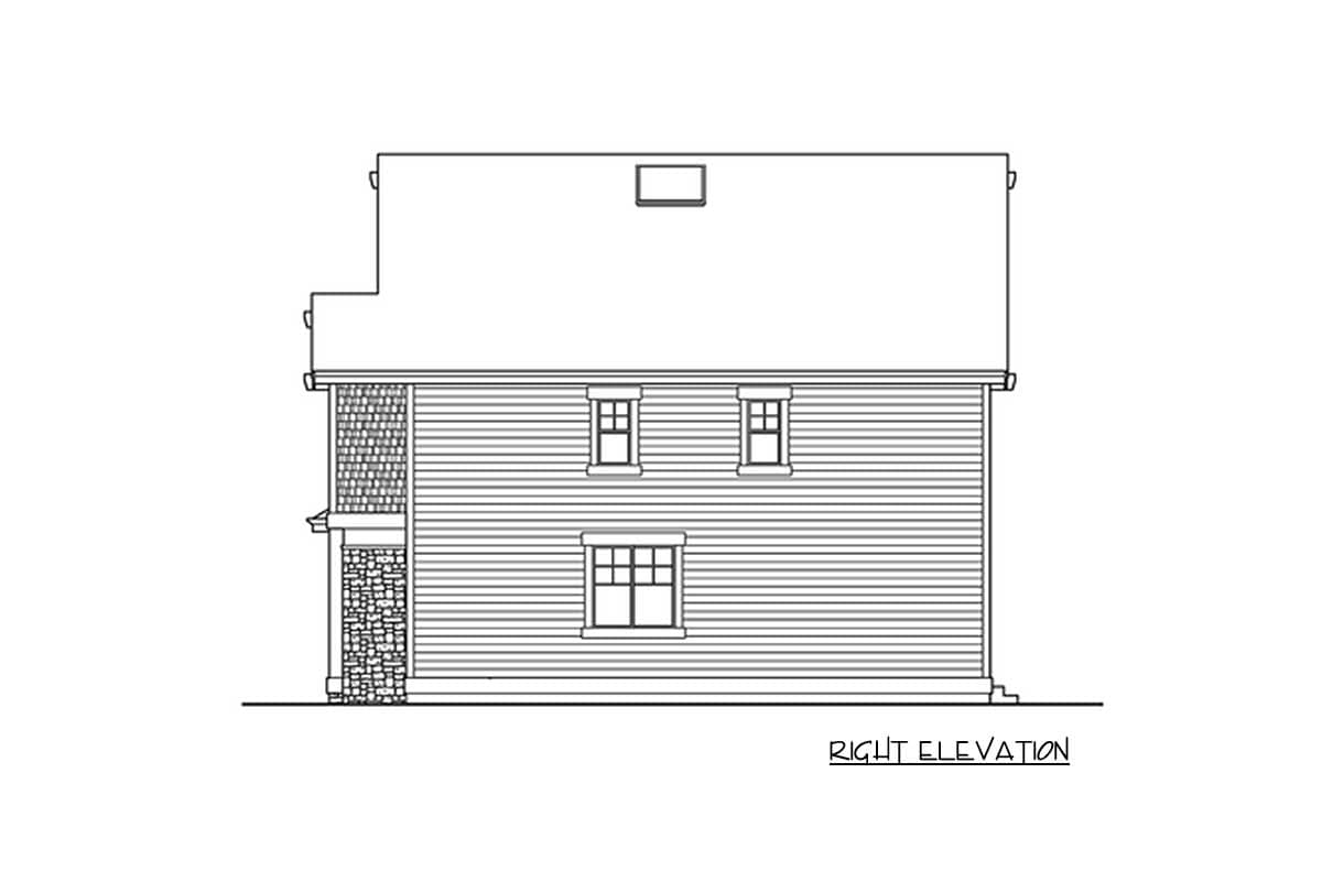 Plan 23401JD: 3-Story Craftsman Home Plan with a 3-Car Garage - Image #6 - Craftsman, Northwest