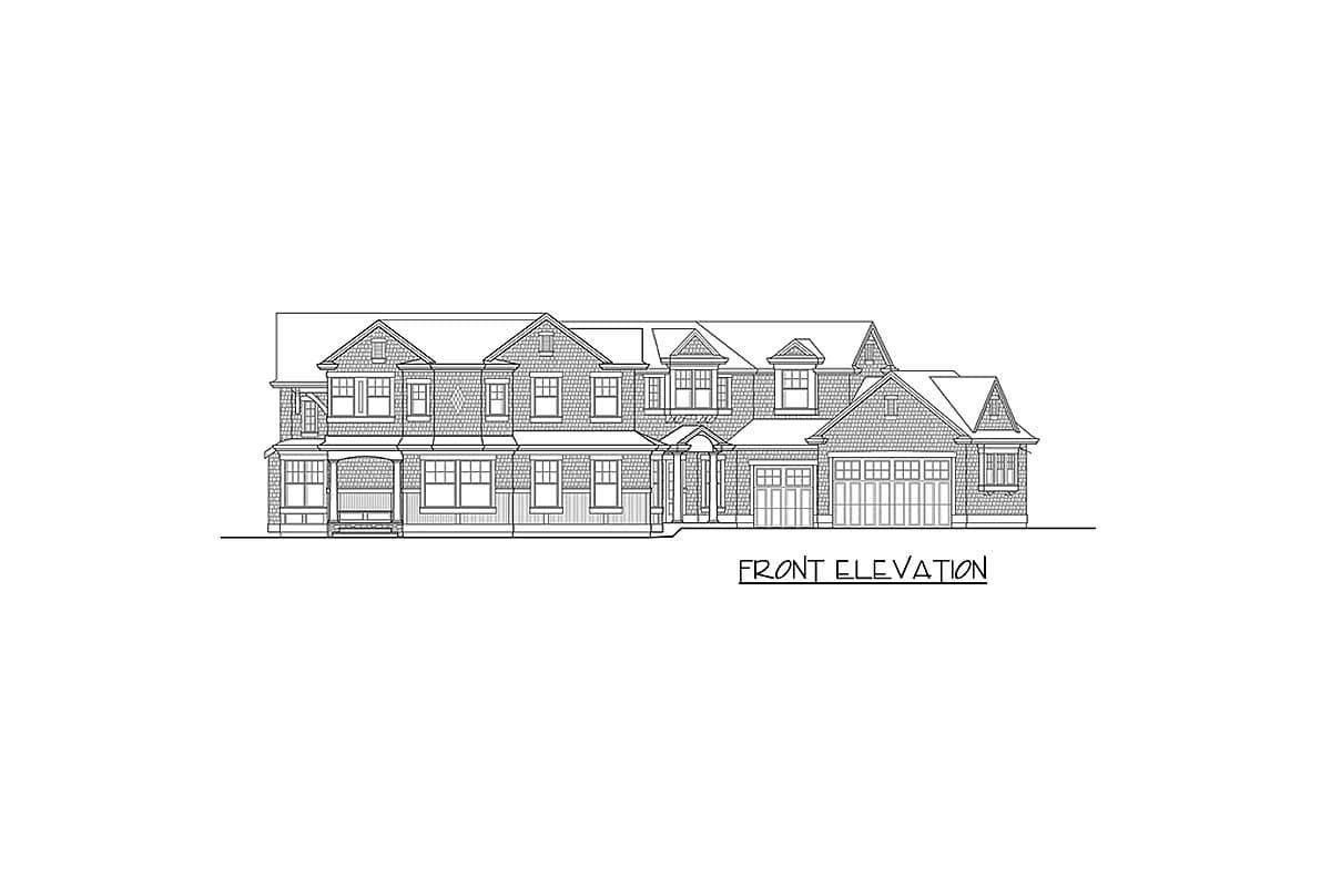 Plan 23410JD: Shingle Home Plan with Craft Room - Image #28 - New American, Shingle, Traditional