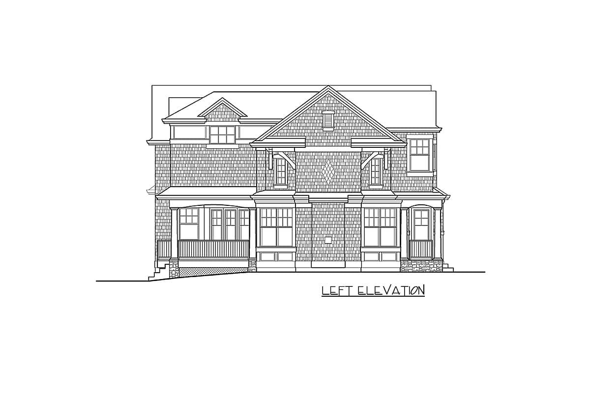 Plan 23410JD: Shingle Home Plan with Craft Room - Image #26 - New American, Shingle, Traditional