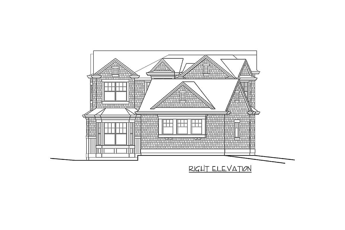 Plan 23410JD: Shingle Home Plan with Craft Room - Image #27 - New American, Shingle, Traditional