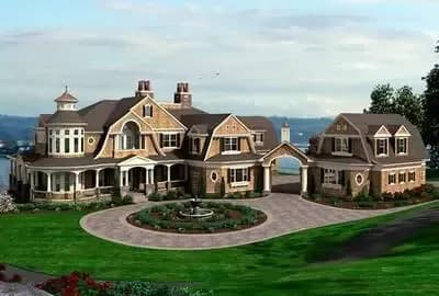 Spectacular Shingle Style House Plan