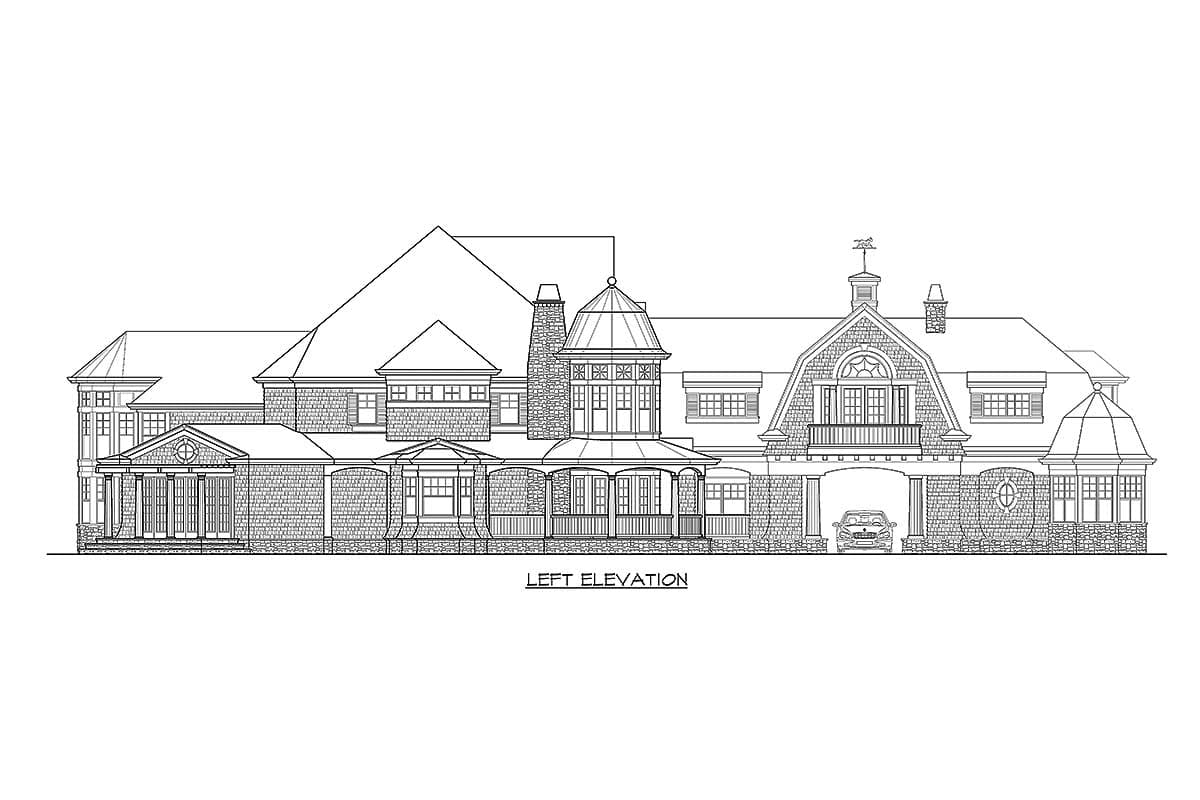 Plan 23414JD: Master Down Newport Masterpiece - Image #15 - Cape Cod, Coastal, Shingle, Traditional