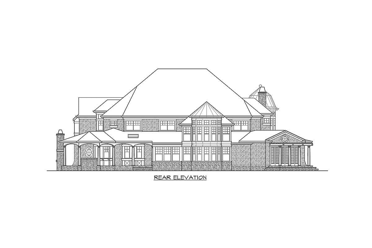 Plan 23414JD: Master Down Newport Masterpiece - Image #16 - Cape Cod, Coastal, Shingle, Traditional