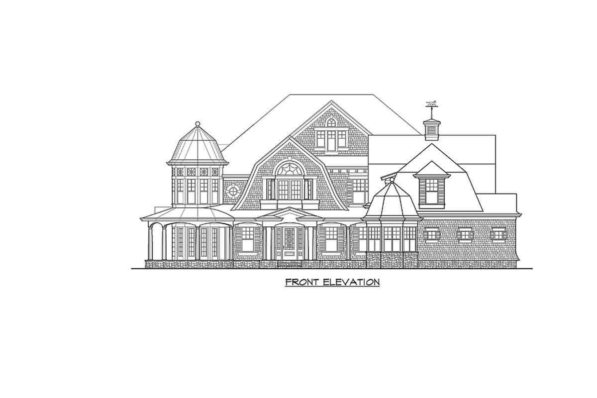 Plan 23415JD: Newport Masterpiece with Finished Walkout - Image #36 - Cape Cod, Coastal, Country, Craftsman, Shingle, Traditional, Vacation