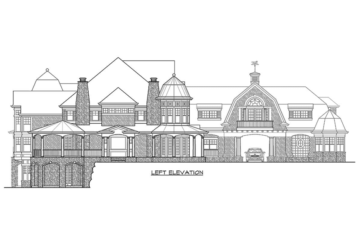 Plan 23415JD: Newport Masterpiece with Finished Walkout - Image #37 - Cape Cod, Coastal, Country, Craftsman, Shingle, Traditional, Vacation