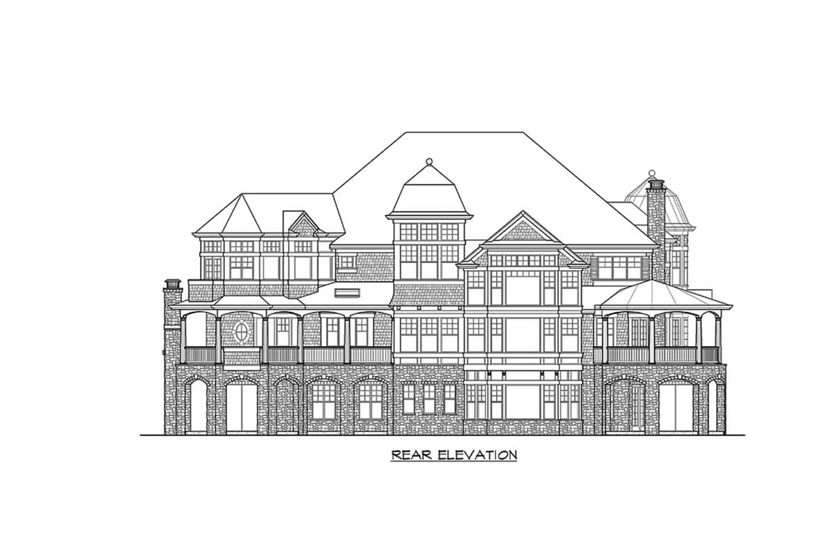 Plan 23415JD: Newport Masterpiece with Finished Walkout - Image #38 - Cape Cod, Coastal, Country, Craftsman, Shingle, Traditional, Vacation
