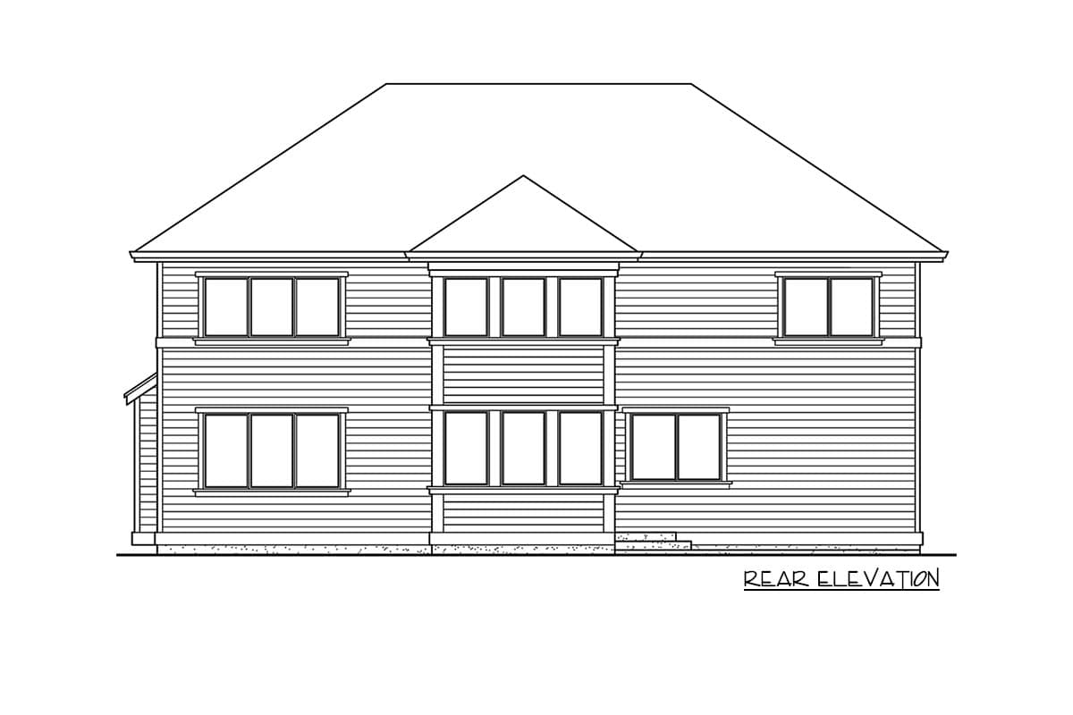 Plan 23419JD: Four Bedrooms and a Bonus Room - Image #3 - New American, Northwest, Traditional