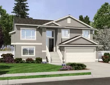 Split Level Home Plan