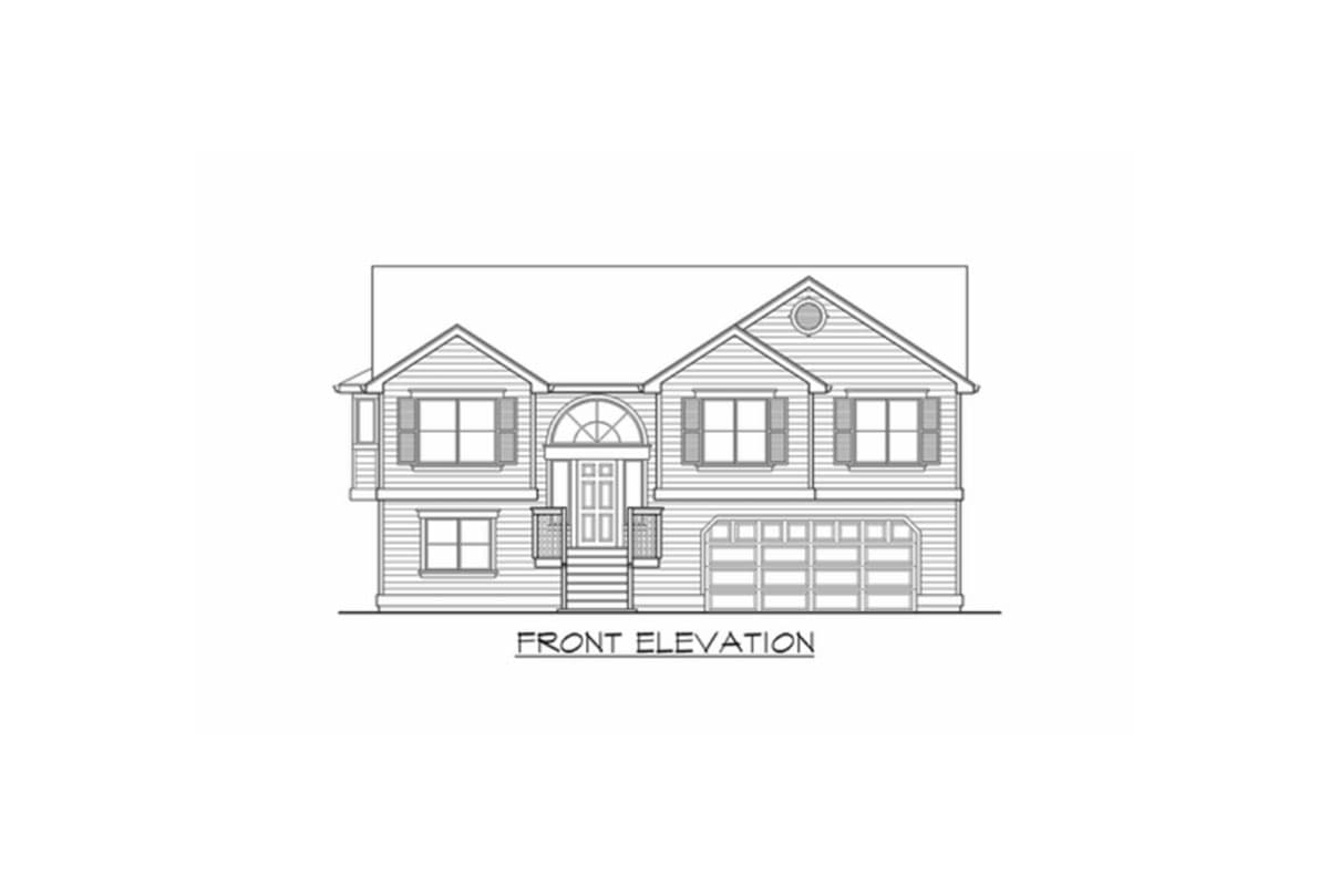 Plan 23442JD: Spacious Split Level Home Plan - Image #26 - New American