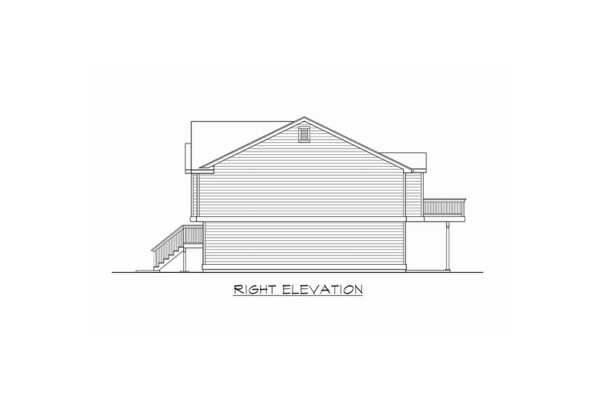 Plan 23442JD: Spacious Split Level Home Plan - Image #29 - New American