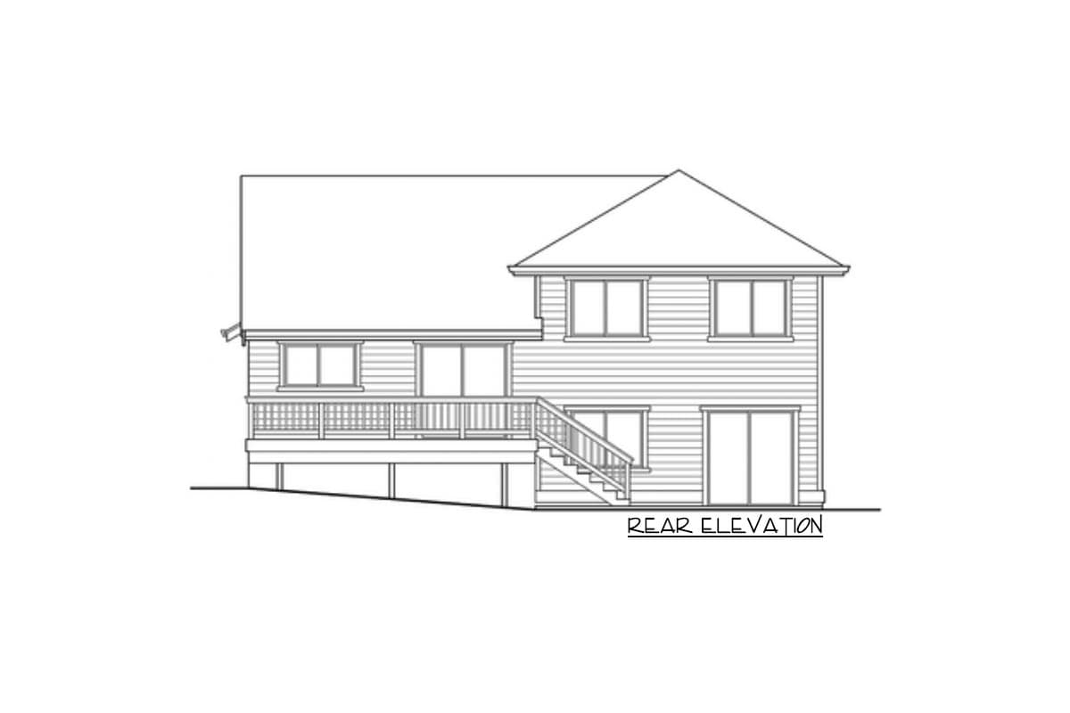 Plan 23445JD: Split Level Home with Rec Room - Image #4