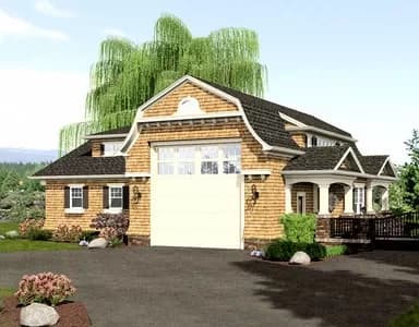 Stylish 6-Car Tandem Garage