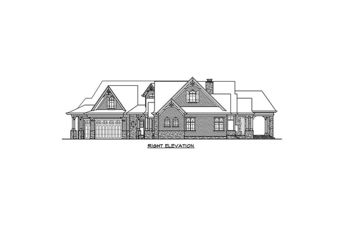 Plan 23467JD: Rugged Good Looks - Image #6 - Craftsman, Mountain, Northwest, Rustic