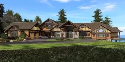 Mountain Craftsman House Plan with Sweeping Views