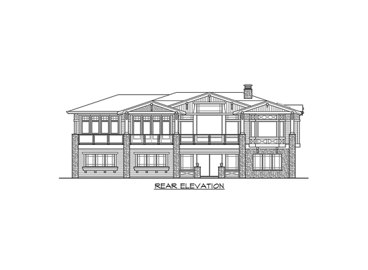 Plan 23472JD: Mountain Craftsman Home - Image #5 - Craftsman, Mountain, Northwest