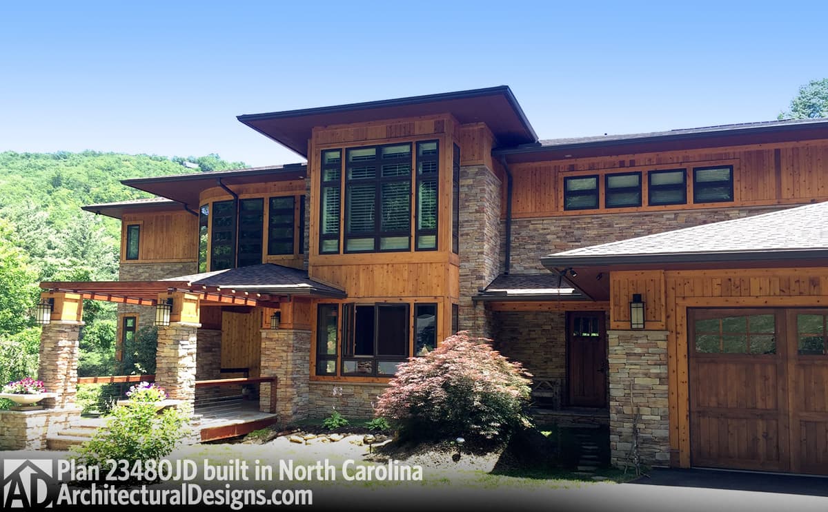 build gallery item - House Plan 23480JD comes to life in North Carolina!