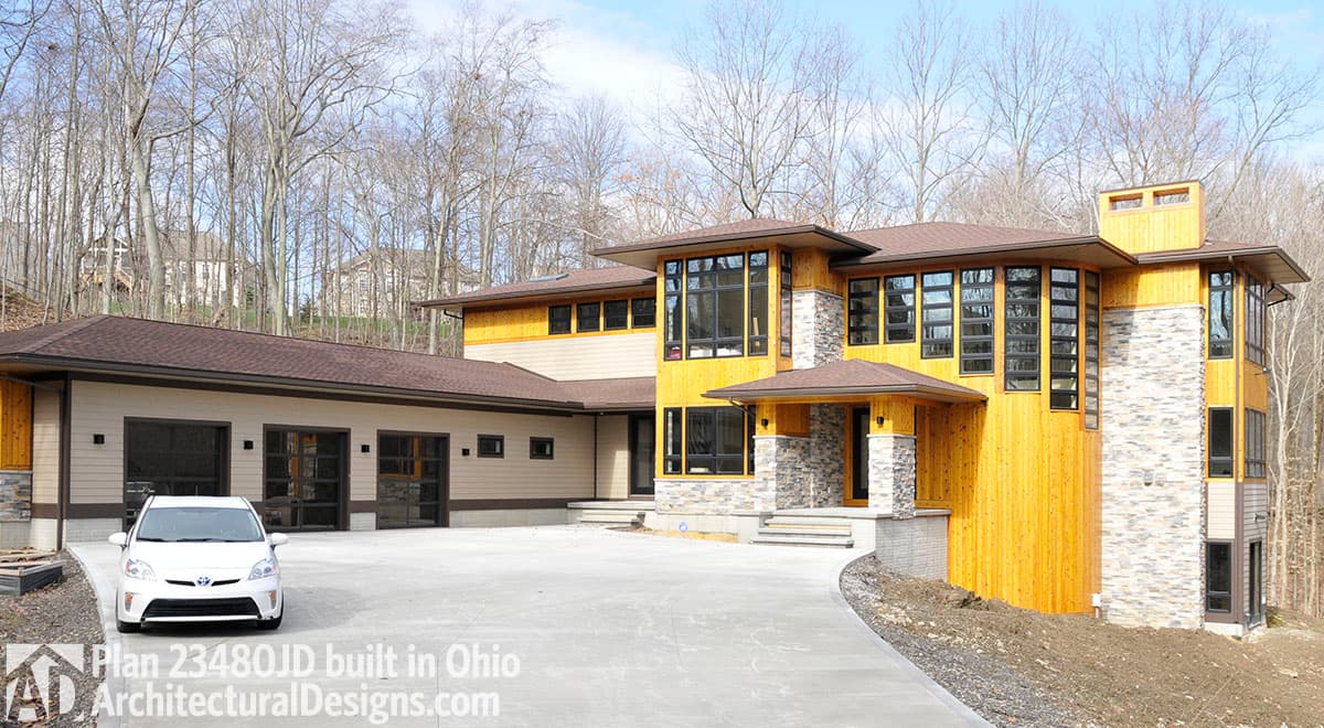 build gallery item - House Plan 23480JD comes to life in Ohio!