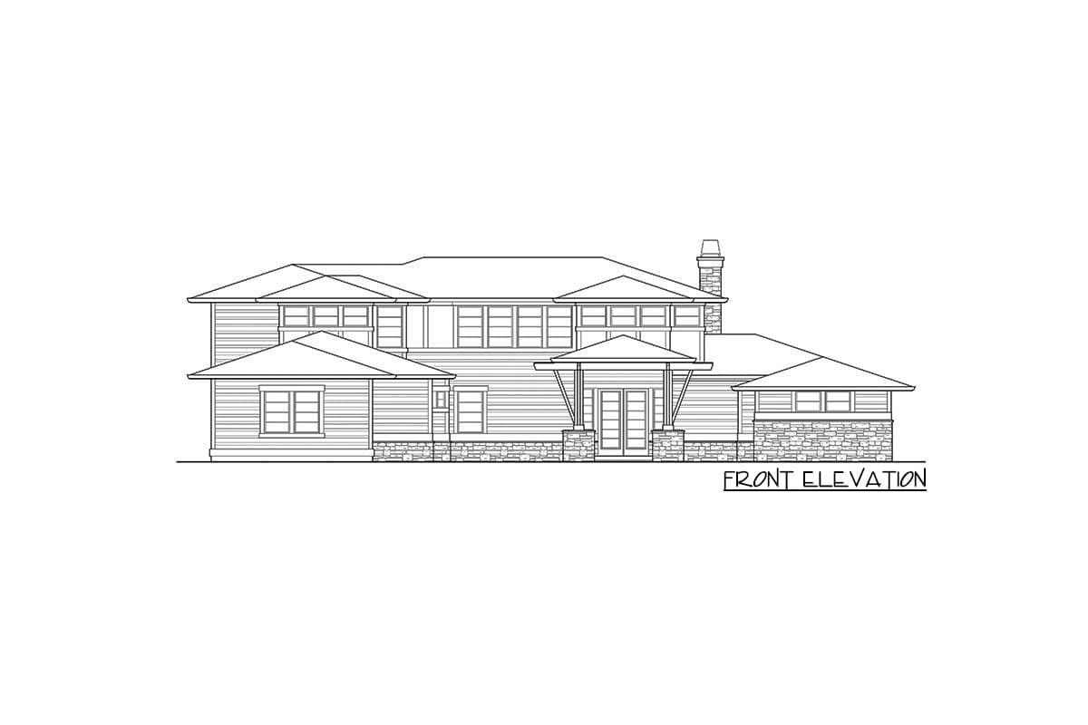 Plan 23481JD: Contemporary Prairie-Style Masterpiece - Image #73 - Craftsman, Northwest, Prairie