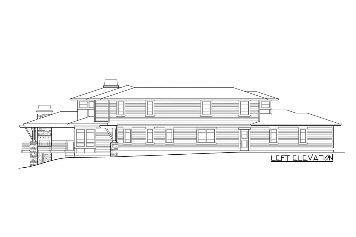 Plan 23481JD: Contemporary Prairie-Style Masterpiece - Image #74 - Craftsman, Northwest, Prairie