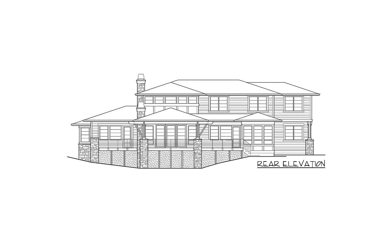 Plan 23481JD: Contemporary Prairie-Style Masterpiece - Image #75 - Craftsman, Northwest, Prairie