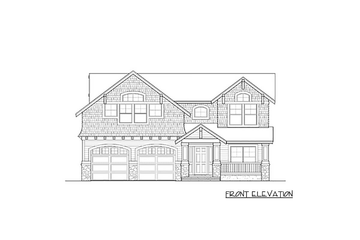 Plan 23491JD: Attractive 3 Bedroom Bungalow Plan - Image #11 - Craftsman, Northwest, Shingle