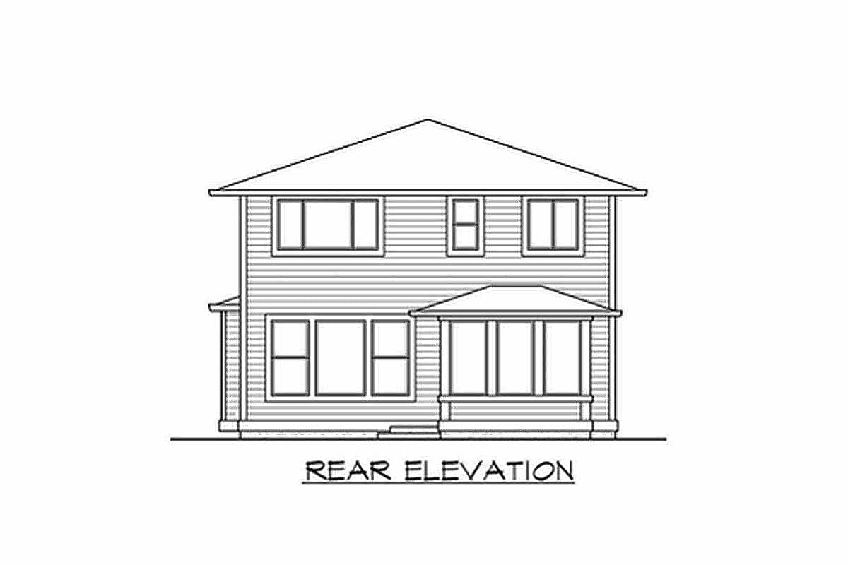 Plan 23493JD: Contemporary Northwest Home Plan - 1915 Sq Ft - Image #5 - Contemporary, Northwest, Prairie