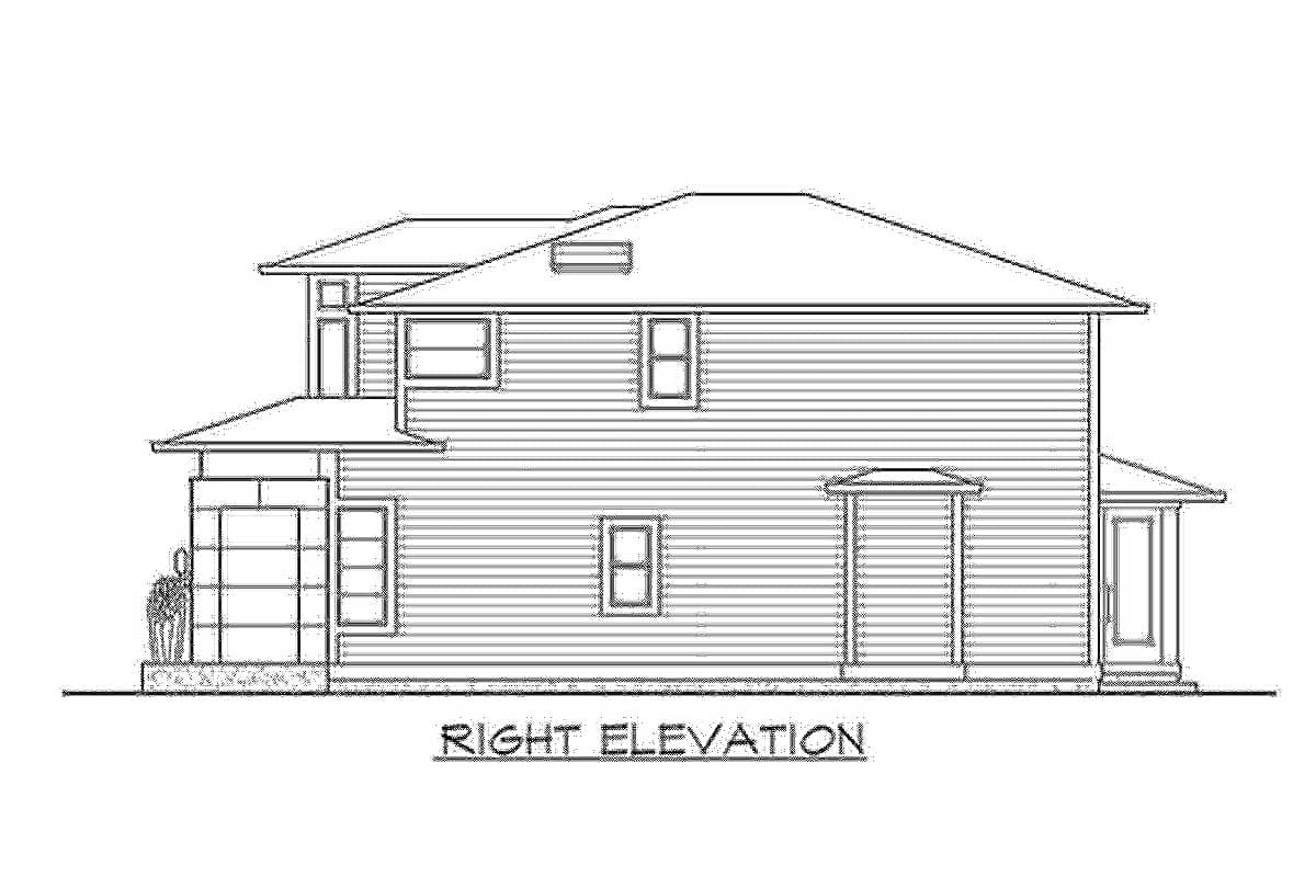 Plan 23493JD: Contemporary Northwest Home Plan - 1915 Sq Ft - Image #6 - Contemporary, Northwest, Prairie