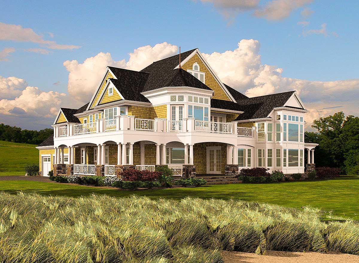 Plan 23500JD: Magnificent Shingle Style Dream Home - Image #38 - Shingle, Victorian
