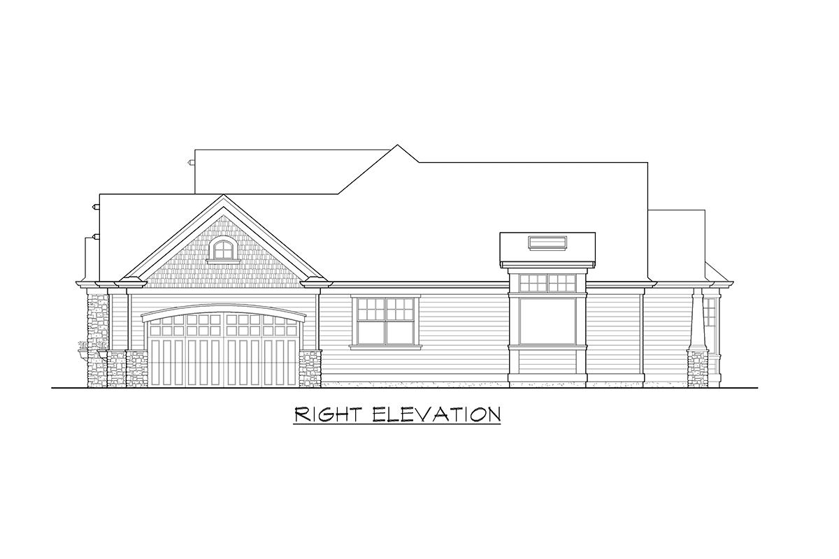Plan 23503JD: Three Bed Rambler House Plan Under 2000 Square Feet - Image #8 - Bungalow, Craftsman, New American, Northwest