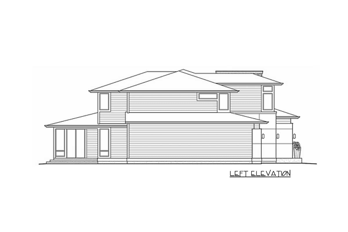 Plan 23507JD: Contemporary Prairie Home Plan - Image #17 - Contemporary, Northwest, Prairie