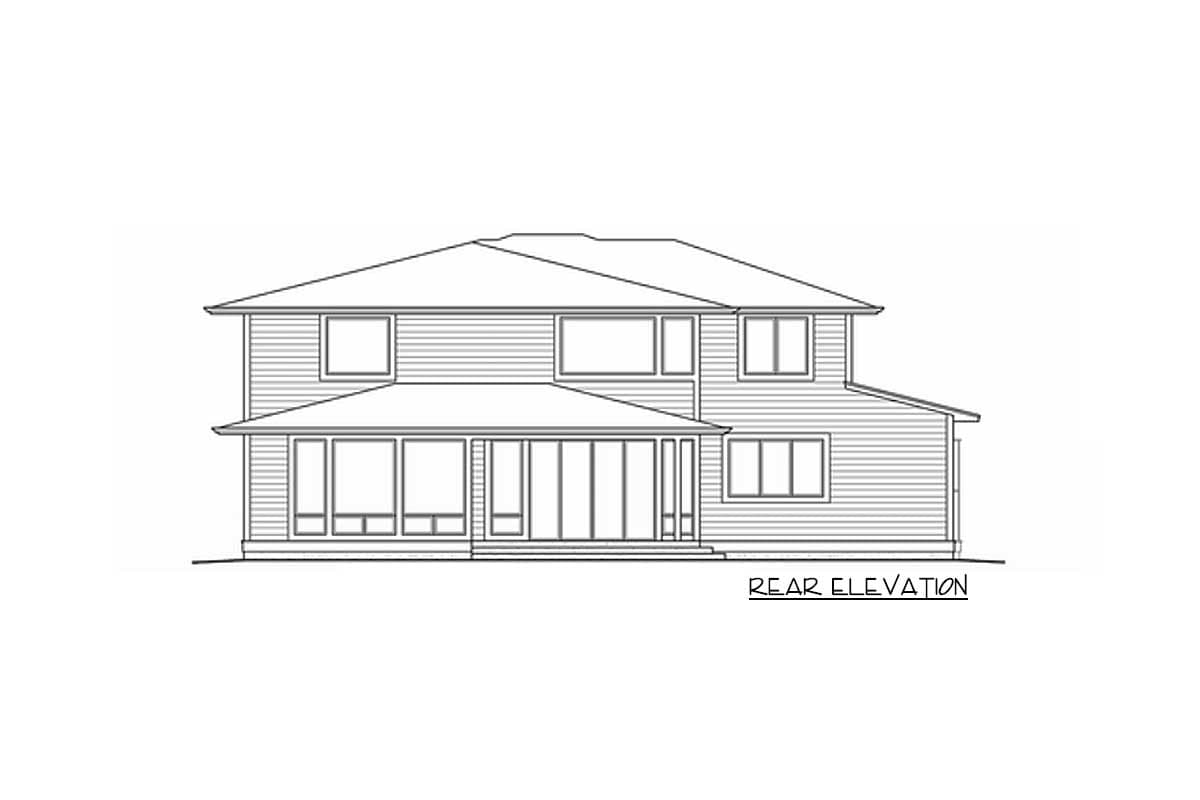 Plan 23507JD: Contemporary Prairie Home Plan - Image #18 - Contemporary, Northwest, Prairie