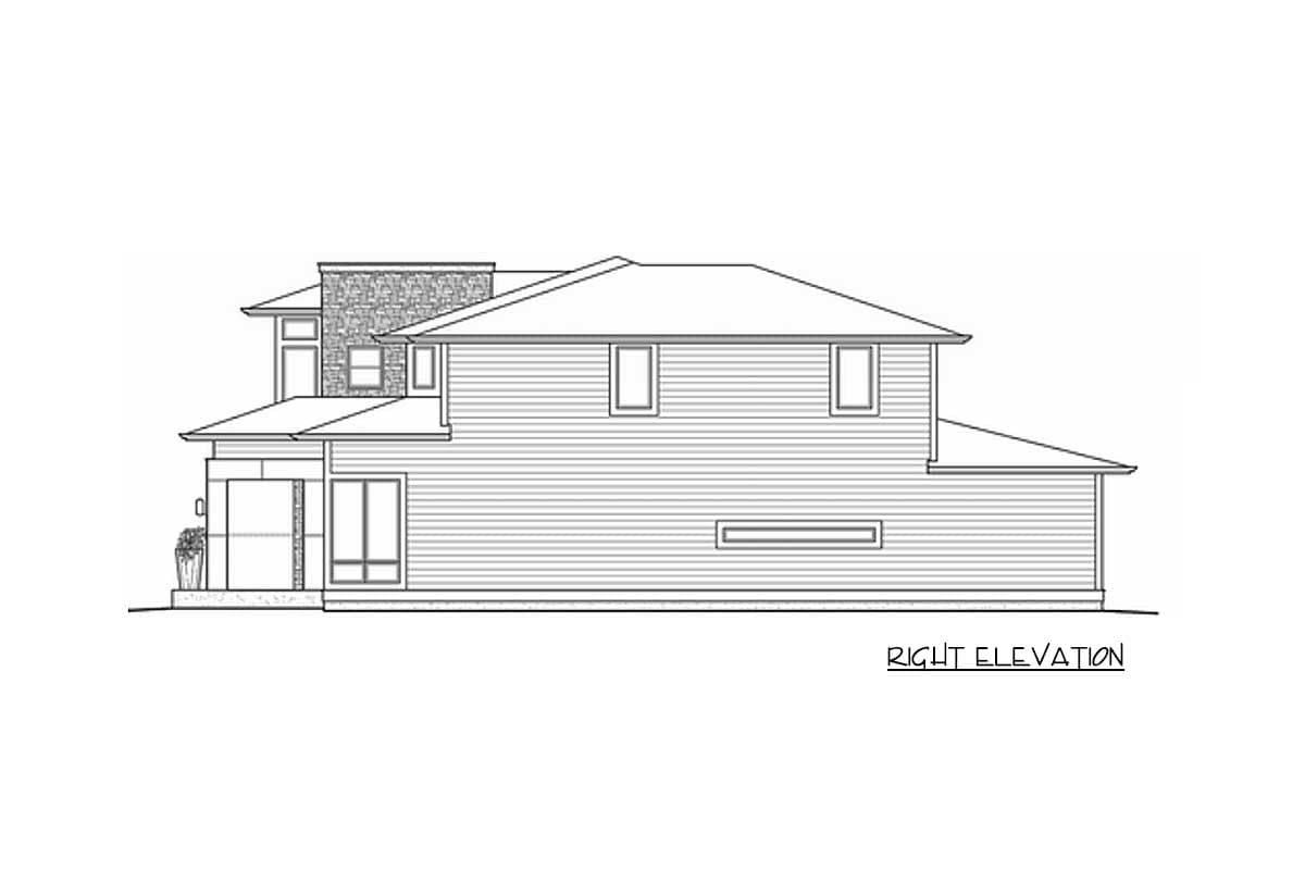 Plan 23507JD: Contemporary Prairie Home Plan - Image #19 - Contemporary, Northwest, Prairie