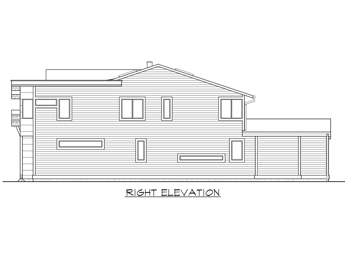 Plan 23510JD: 4 Bed Modern House Plan - Image #32 - Modern, Northwest