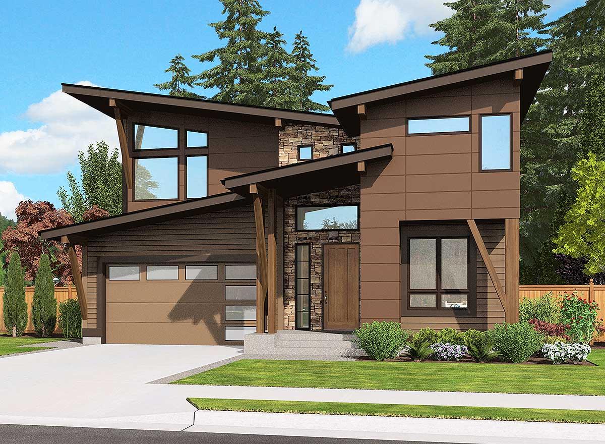 Plan 23510JD: 4 Bed Modern House Plan - Image #27 - Modern, Northwest