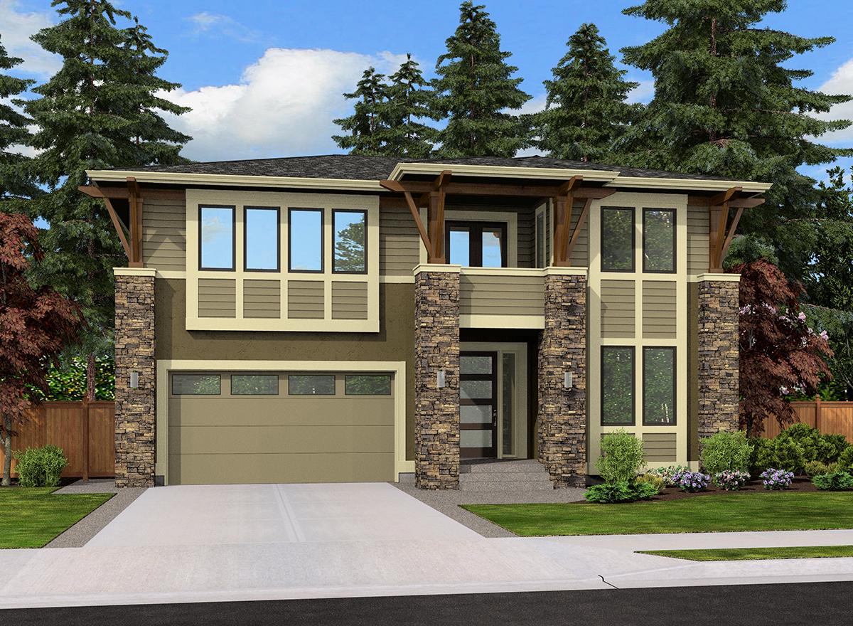 Plan 23521JD: Prairie-Influenced 3 Bedroom House Plan with Bonus Room - 2665 Sq Ft - Image #22 - Northwest, Prairie